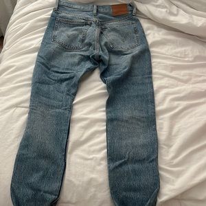 Levi’s mid rise medium wash jeans